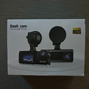 Abrand Dual Lens Dash Cam - Black and Purple